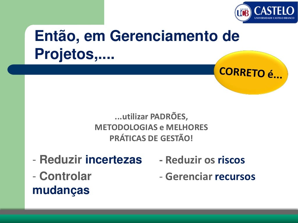 Gerenciamento de integração de projetos