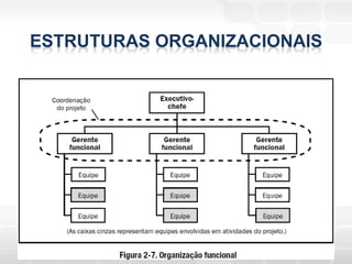 ESTRUTURAS ORGANIZACIONAIS
 