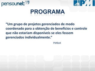 www.twitter.com/pensounetAGENDAProjetos / Gerenciamento de Projetos