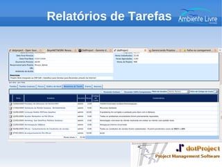 Relatórios de Tarefas
 