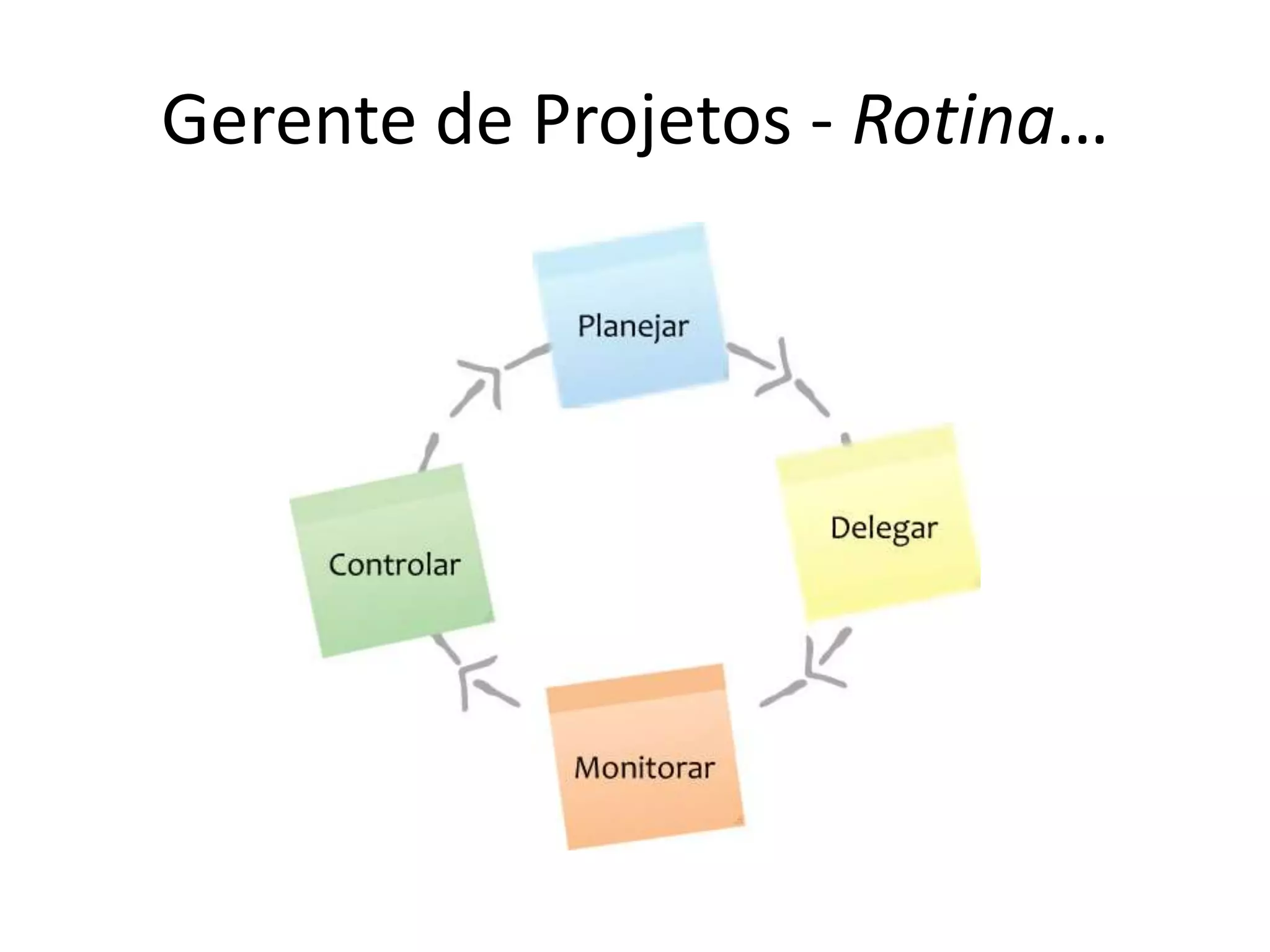 Gerente de Projetos - Rotina…
 
