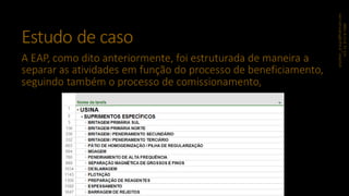 Gerenciamento de Projetos conforme Guia PMBOK 5 edição e FEL (IPA) - Case de Mineração