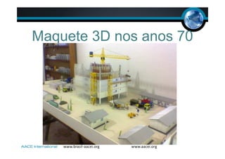 Maquete 3D nos anos 70
 