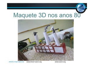 Maquete 3D nos anos 80
 