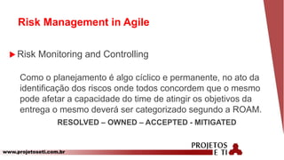 Gerenciamento de riscos em projetos ágeis | PDF