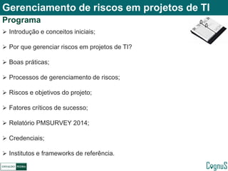 Gerenciamento de riscos em projetos de TI | PDF