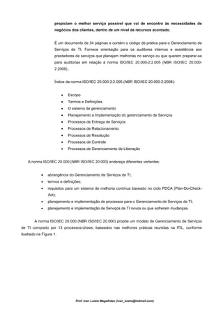 Gerenciamento de Serviços de TI