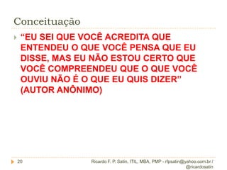 Conceituação Escopo