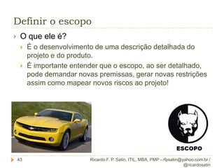 Conceituação Escopo