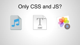 Only CSS and JS?
 