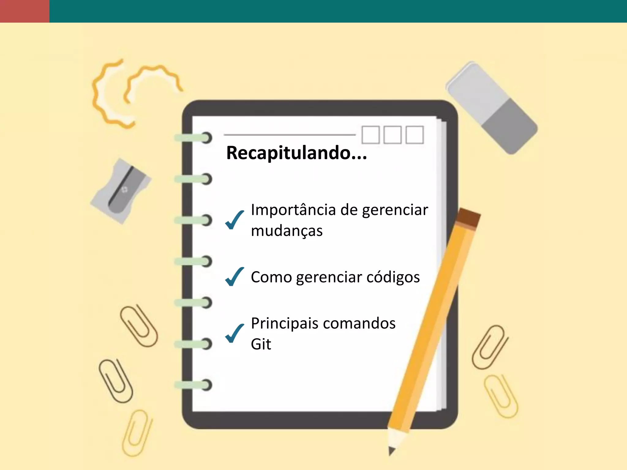2018 Mídias Sociais e Redes Sociais 752018/1 Sistemas Operacionais 75
Recapitulando...
Importância de gerenciar
mudanças
Como gerenciar códigos
Principais comandos
Git
 