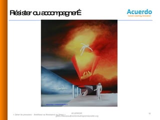 Résister ou accompagner… « Gérer les pressions  - Améliorer sa Résistance au Stress » Source http://cordierclaude.free.fr ACUERDO©  [email_address] 