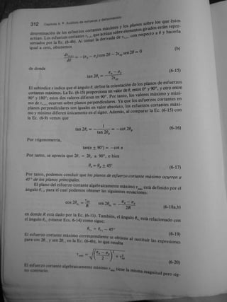 Gere &amp; timoshenko   mecánica de materiales