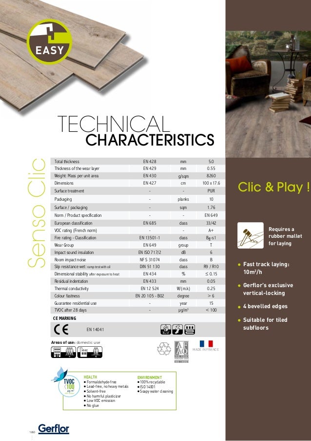 Gerflor Bodenbeläge 2014 - Vinylböden - PVC-Rollen - Klebevinyl - Kli…