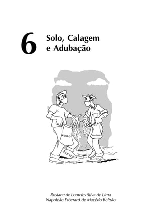 69
6 Solo, Calagem
e Adubação
Rosiane de Lourdes Silva de Lima
Napoleão Esberard de Macêdo Beltrão
 