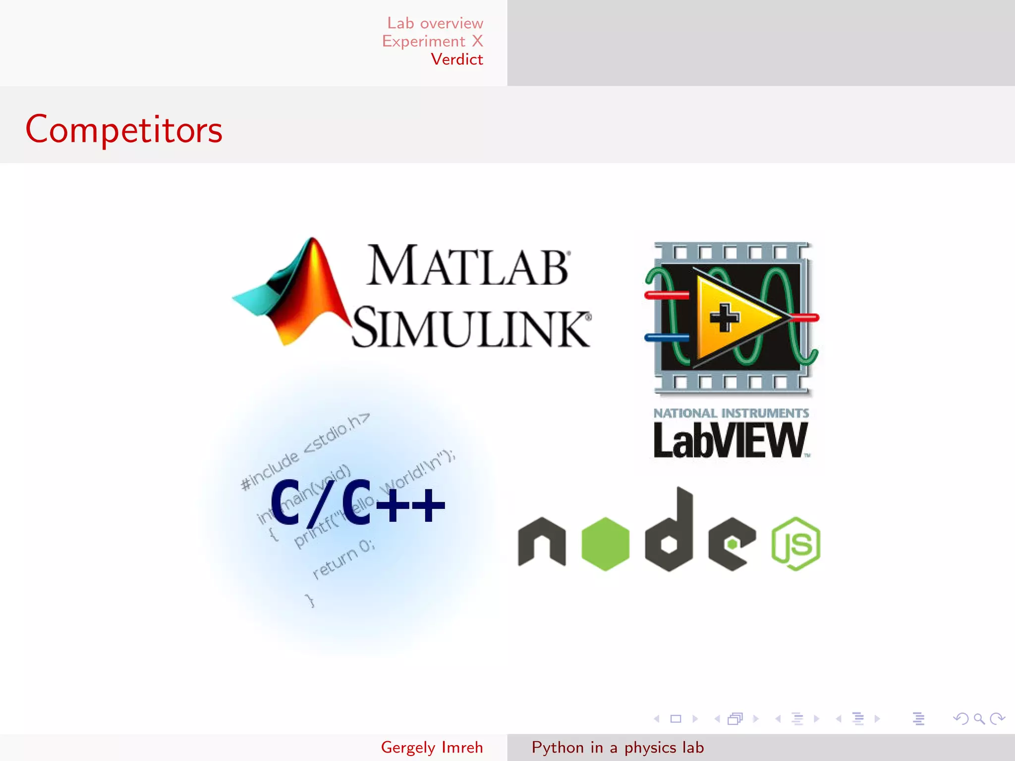 Python in a physics lab | PDF
