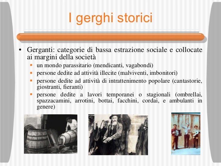 Il Gergo Tipico Di Un Gruppo Gergo e varietà giovanili