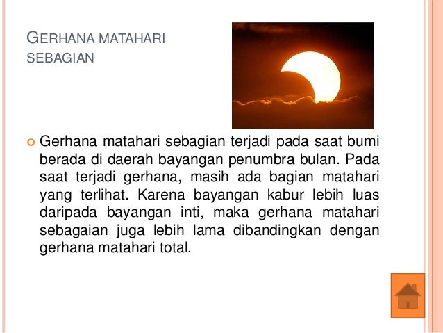 Gerhana bulan dan gerhana matahari