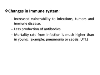 – Increased vulnerability to infections, tumors and
immune disease.
– Less production of antibodies.
– Mortality rate from...