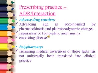 geriatric. dosage adjustmentsand calculationx | PPT
