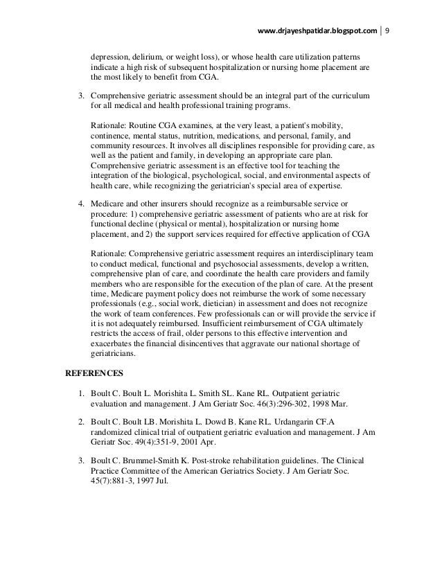 Gerontology assessment essay examples 05 picture