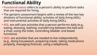 geriatric Health care for medical students.pptx