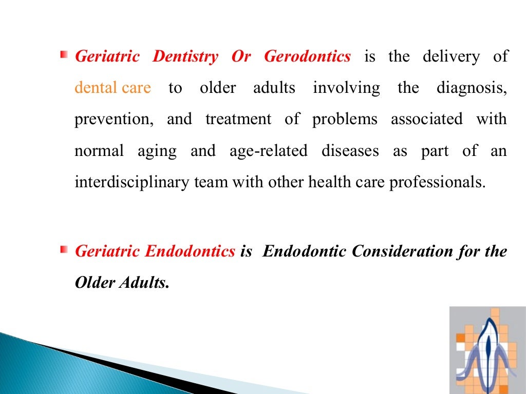 Geriatric endodontics by Dr. JAGADEESH KODITYALA