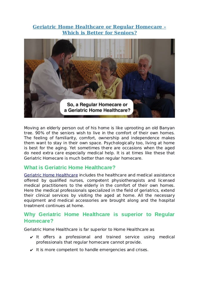 Home Care What Is It