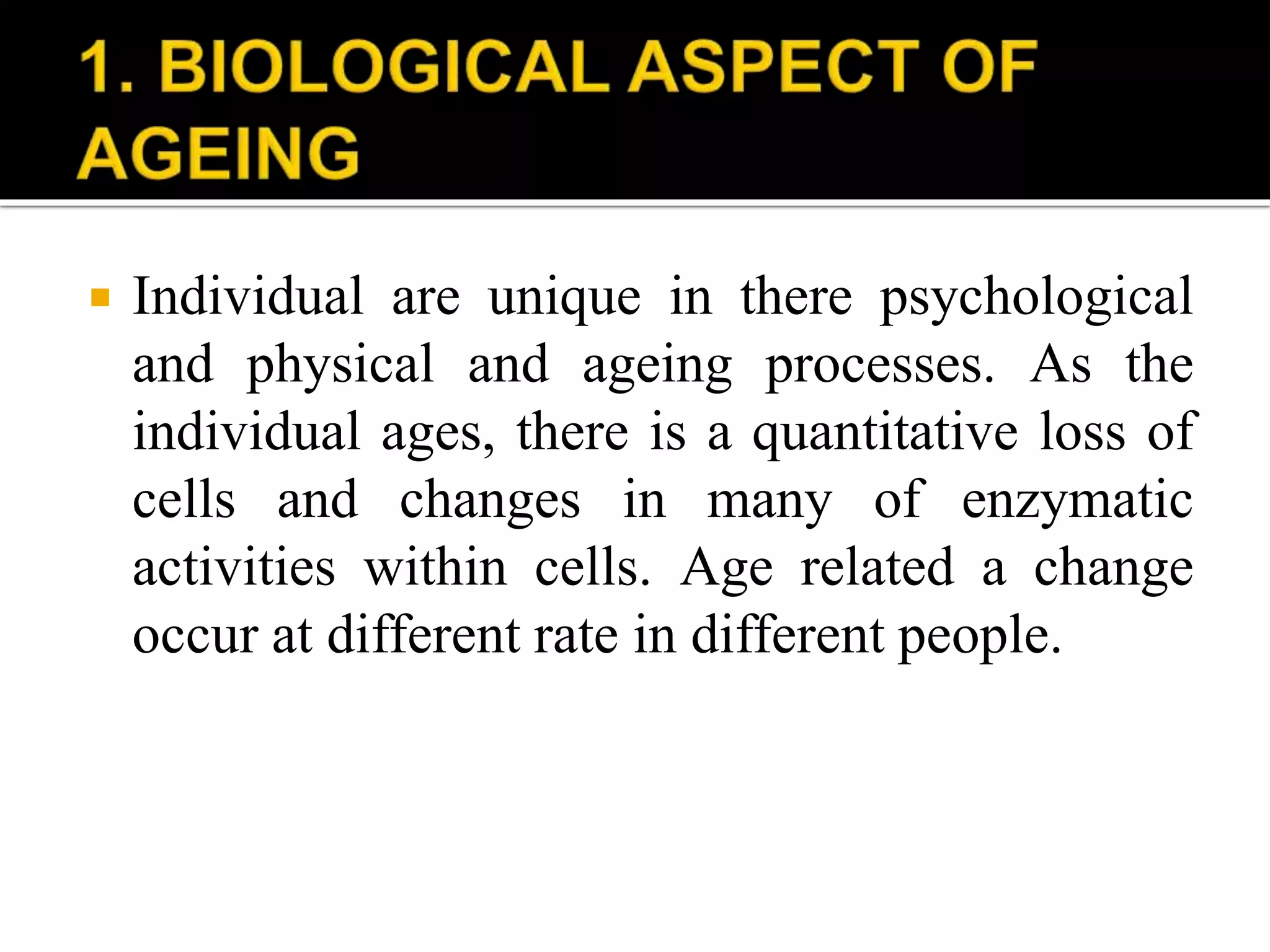 Geriatric nursing ppt | PPTX