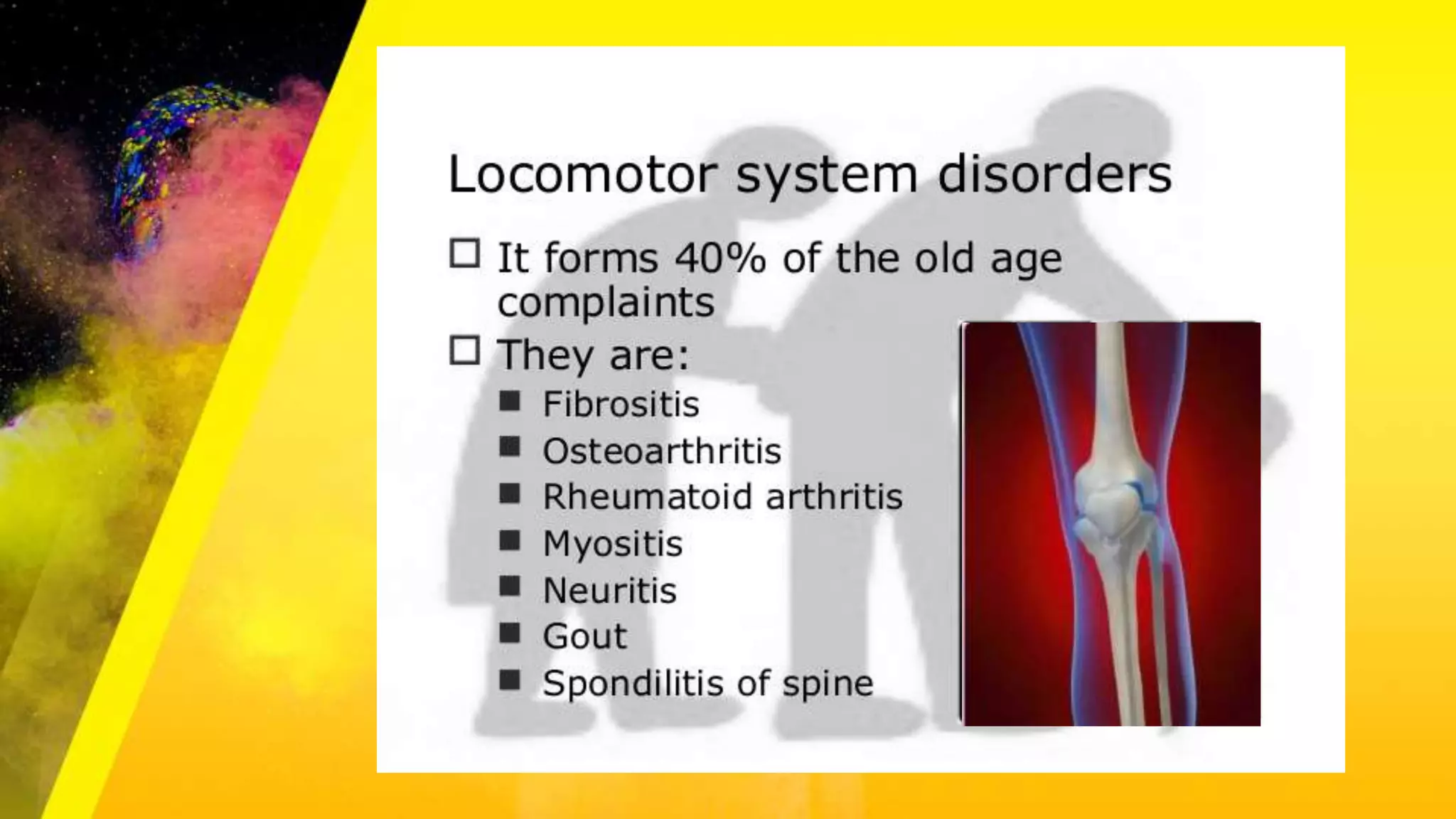 Age Related Problems / Geriatric problems