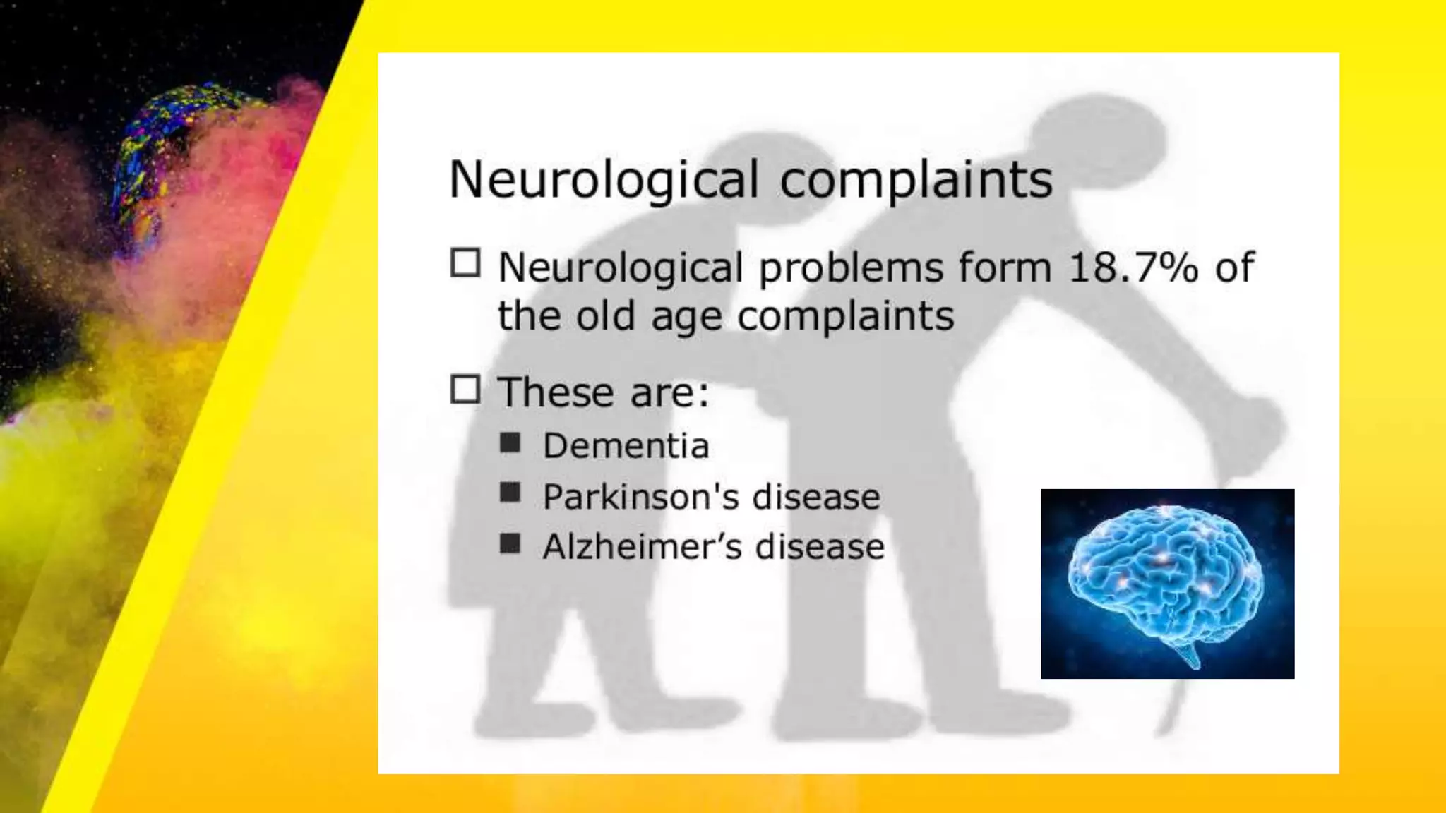 Age Related Problems / Geriatric problems