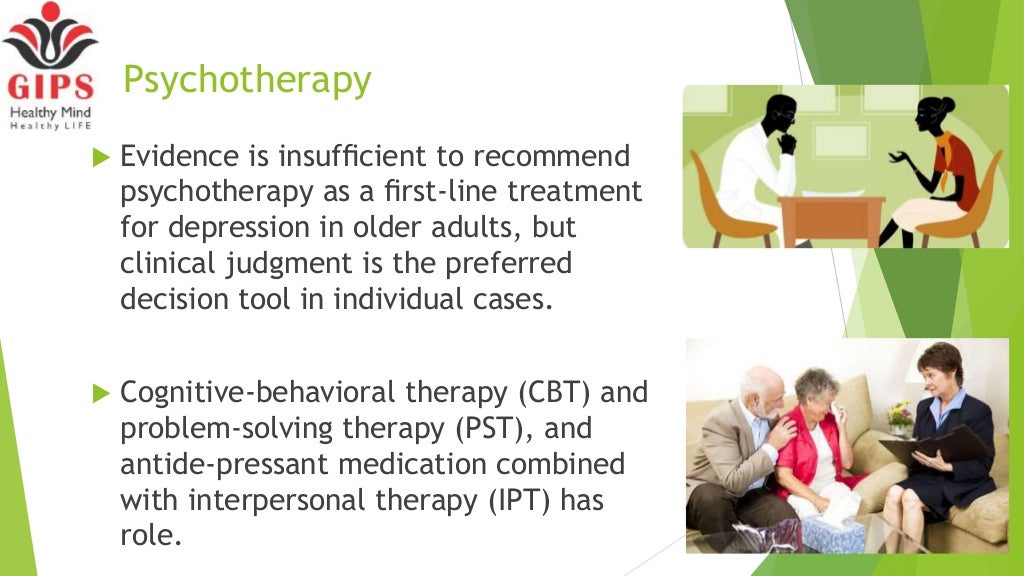 Geriatric psychiatry