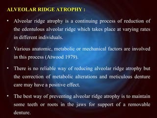 Geriatrics2.ppt for prosthodontic consideration | PPT