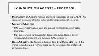 Pharmacokinetics and Pharmacodynamics in Elderly Anesthesia: Clinical ...