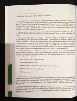 Gerir bem a sua autarquia