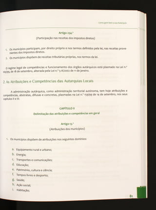 Gerir bem a sua autarquia