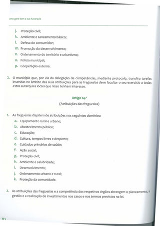 Gerir bem a sua autarquia