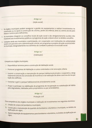 Gerir bem a sua autarquia