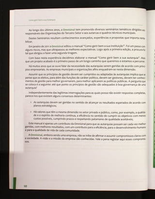 Gerir bem a sua autarquia