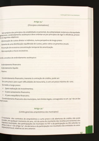 Gerir bem a sua autarquia