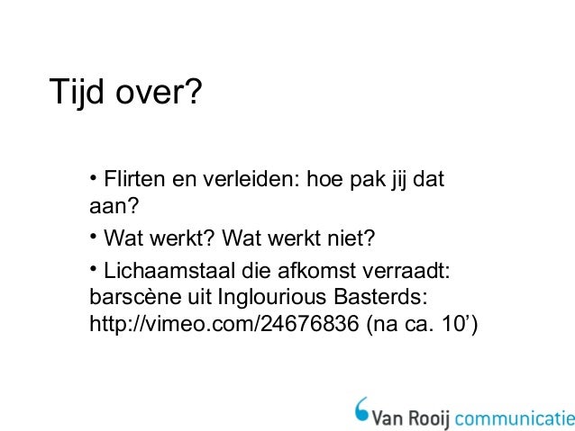 Flirten en lichaamstaal