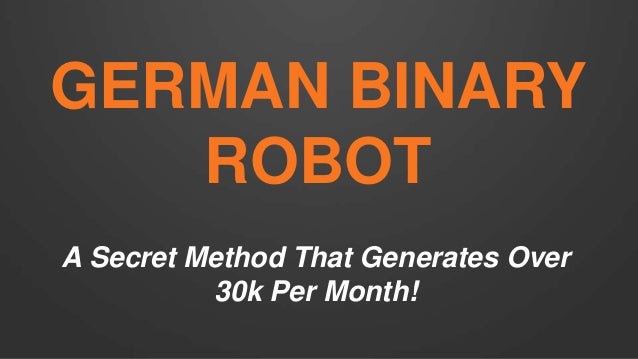 Binary system scam