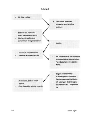 Exchange 3
"'.•••.
210 Lesson Eight
 