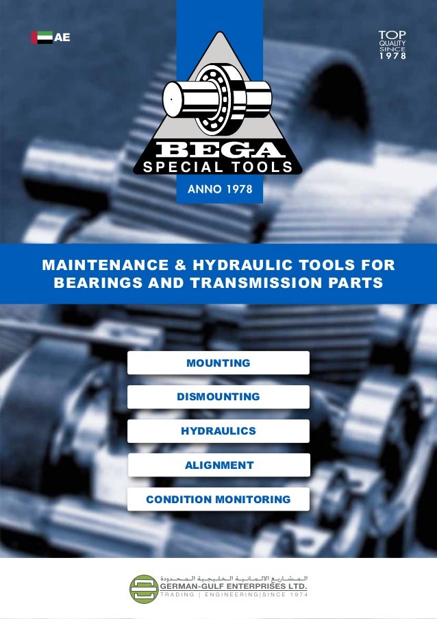Maintenance & Hydraulic Tools for Bearings and Transmission Parts