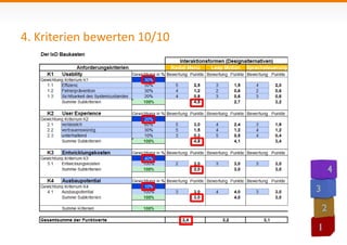 4. Kriterien bewerten 10/10 
 