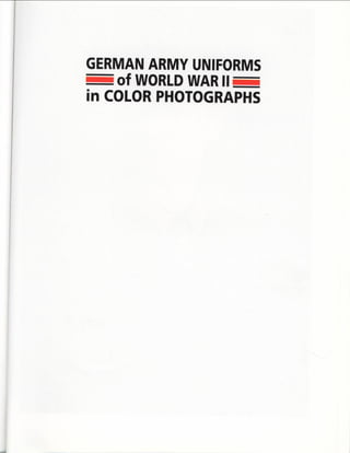 German army uniforms of ww2
