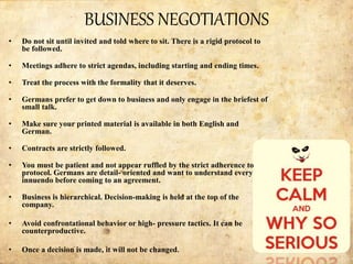 German business culture | PPTX