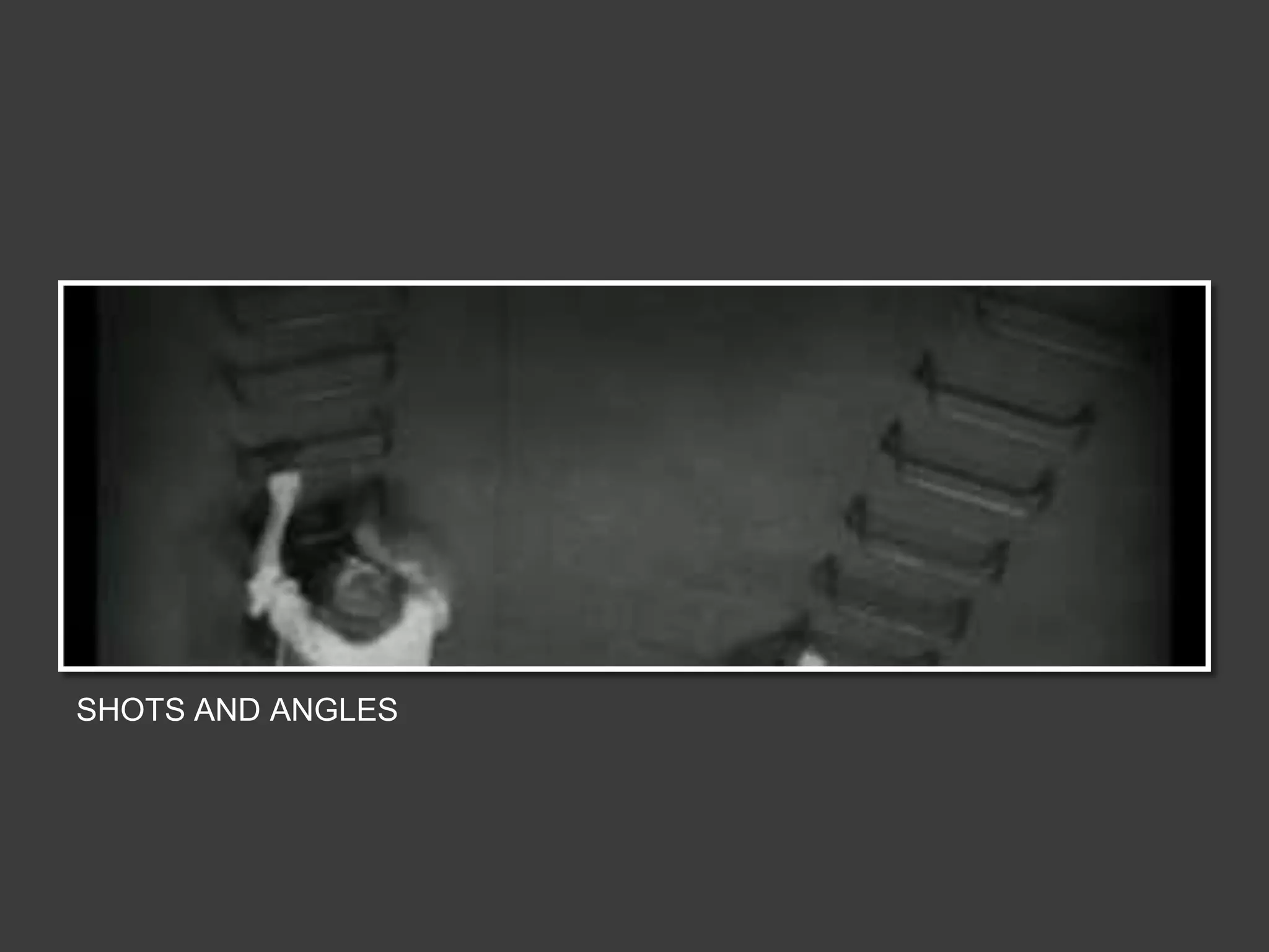 SHOTS AND ANGLES