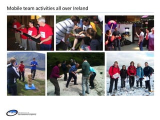 Mobile team activities all over Ireland
 