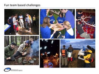 Fun team based challenges
 